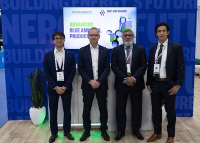 McDermott and BW Offshore announce collaboration to enable offshore blue ammonia production. McDermott and BW Offshore announce collaboration to enable offshore blue ammonia production.